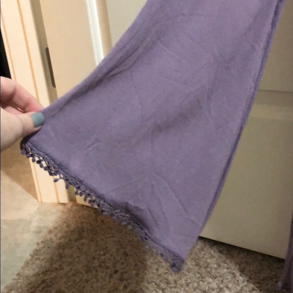 shorts romper (purple model pictured is pink) - Picture 4 of 5